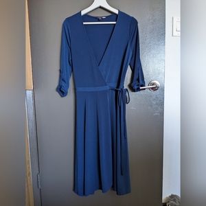 Navy modcloth wrap dress